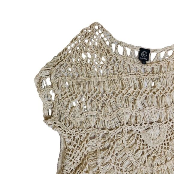 Bobeau Crochet Knit Pullover Top Sz S - Picture 4 of 5